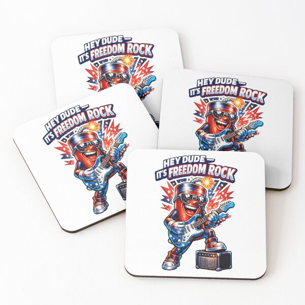 Item preview, Firecracker Dude Freedom Rock Guitar Poster designed and sold by peteys71.