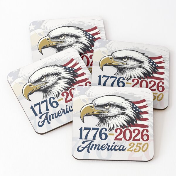 Item preview, America 250 Eagle Head Portrait designed and sold by IntelliMindDesigns.