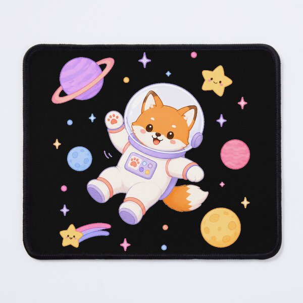 Item preview, Cute Space Fox Astronaut Kawaii Chibi Galaxy Art designed and sold by Seculinator.