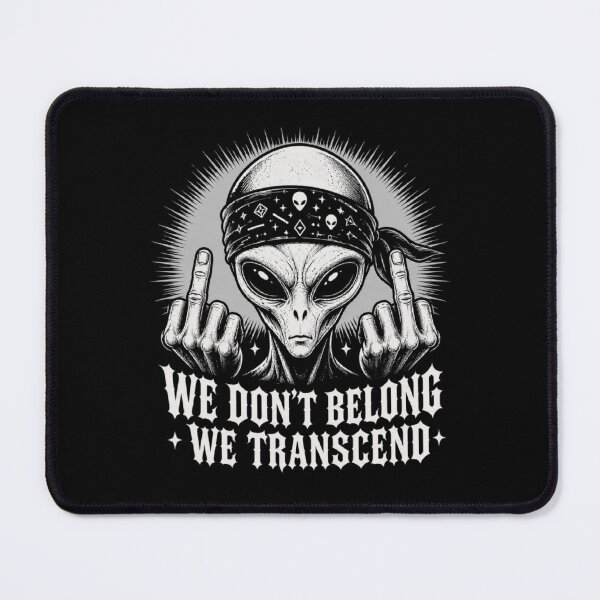Item preview, RESIDENT ALIEN WE DON'T BELONG WE TRANSCEND designed and sold by ALL ART .