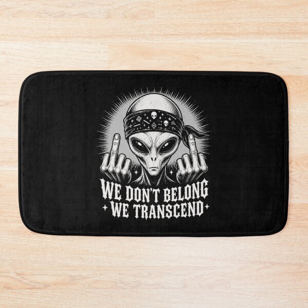 Item preview, RESIDENT ALIEN WE DON'T BELONG WE TRANSCEND designed and sold by ALL ART .
