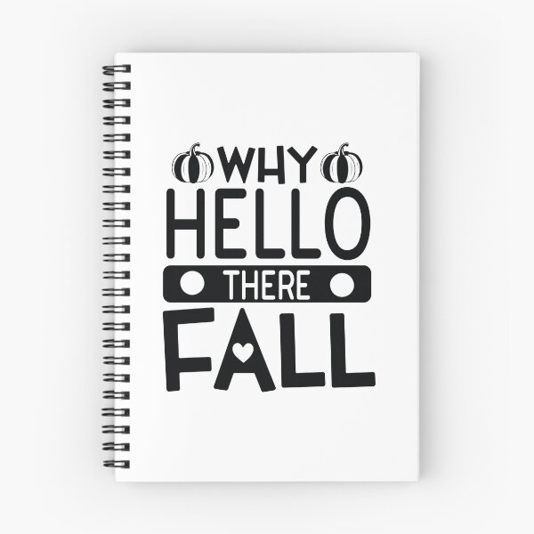 Item preview, Why Hello There Fall - Cute Autumn Season Leaves Orange Pumpkin Cozy Warm Nature Aesthetic Gift designed and sold by FuzionRaptor.