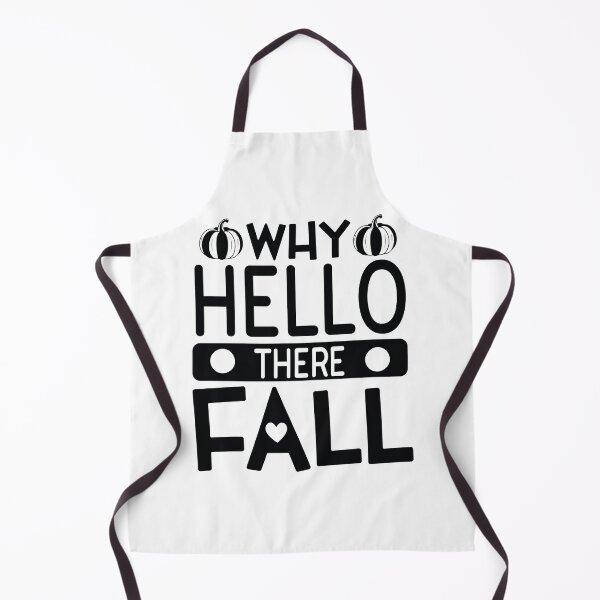 Item preview, Why Hello There Fall - Cute Autumn Season Leaves Orange Pumpkin Cozy Warm Nature Aesthetic Gift designed and sold by FuzionRaptor.