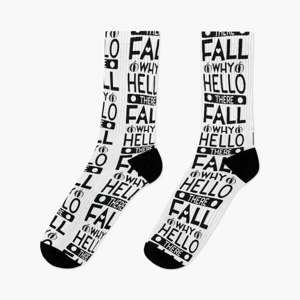 Item preview, Why Hello There Fall - Cute Autumn Season Leaves Orange Pumpkin Cozy Warm Nature Aesthetic Gift designed and sold by FuzionRaptor.