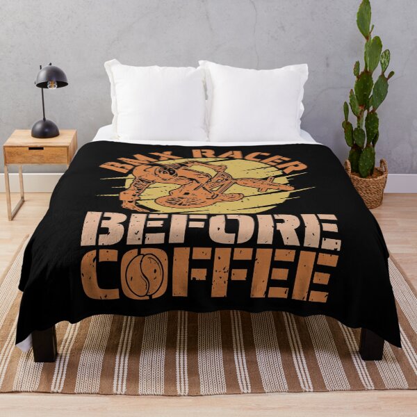 Item preview, BMX Racer Before Coffee Bike Racing Coffee Lover designed and sold by tshirtconcepts.