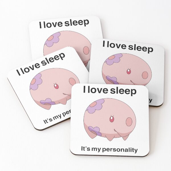 Item preview, I love sleep it's my personality Munn designed and sold by Life Goes On Studio.