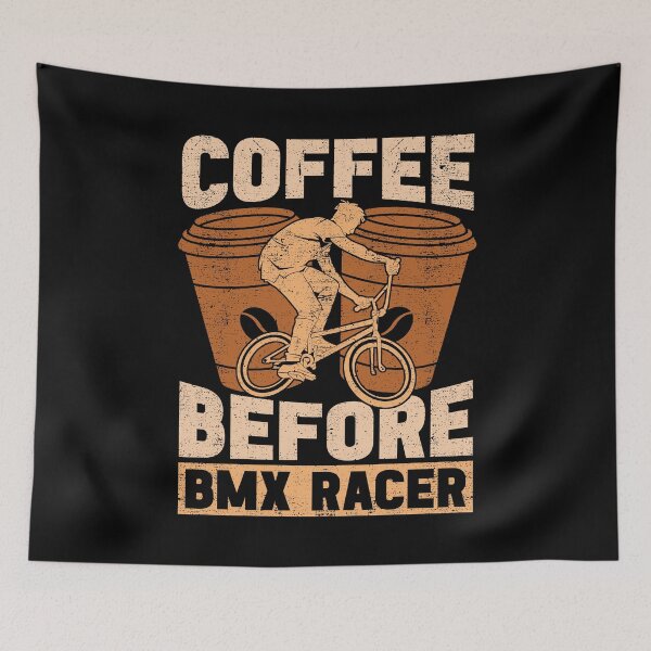 Item preview, BMX Racer Coffee Before Loves Bicycle Coffee Lover designed and sold by tshirtconcepts.