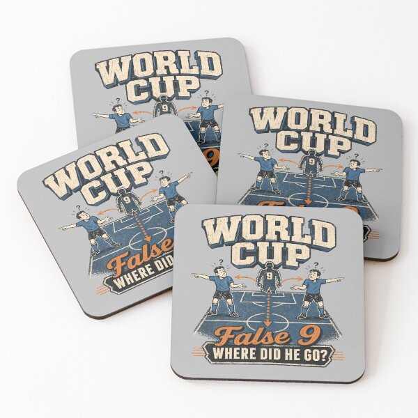 Item preview, Funny False 9 World Cup Soccer | Retro Football Tactics Tee designed and sold by POD DYNASTY.