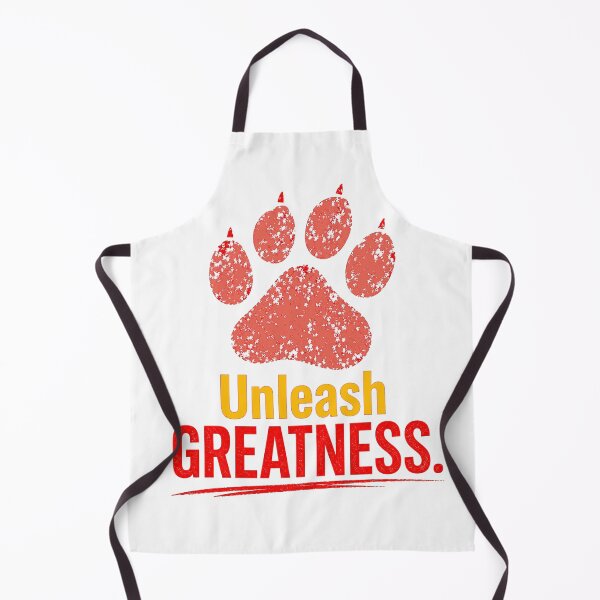 Item preview, Unleash Greatness Motivational Wild Animal Paw Print Quote designed and sold by puzzell.