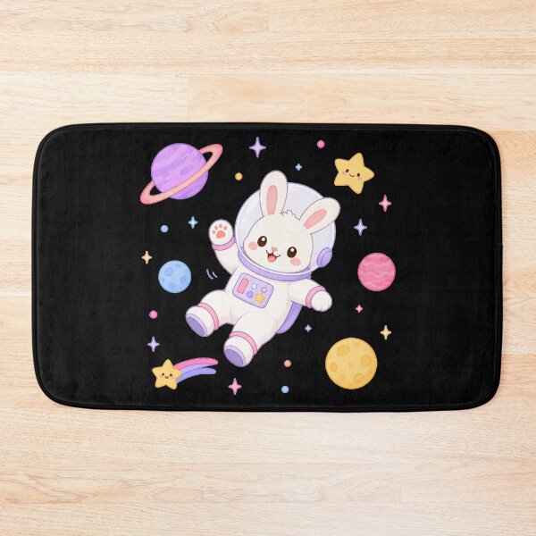 Item preview, Cute Space Bunny Astronaut Kawaii Chibi Rabbit Galaxy Art designed and sold by Seculinator.