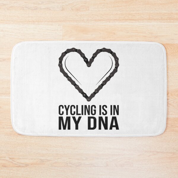 Item preview, Cycling Is In My DNA Bike Chain Heart Design | Road Bike MTB Gravel Cycling Gift designed and sold by ArcticFoxStudio.