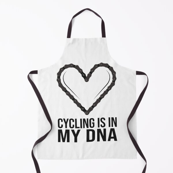 Item preview, Cycling Is In My DNA Bike Chain Heart Design | Road Bike MTB Gravel Cycling Gift designed and sold by ArcticFoxStudio.