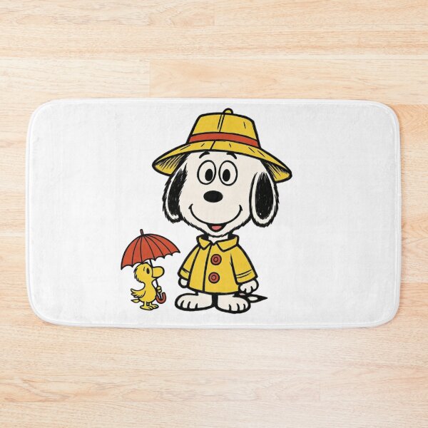 Item preview, Snoopy Raincoat with Woodstock Sticker – Peanuts Cartoon designed and sold by ExploreAura Studio.