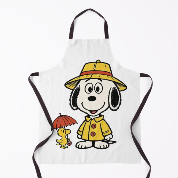 Item preview, Snoopy Raincoat with Woodstock Sticker – Peanuts Cartoon designed and sold by ExploreAura Studio.