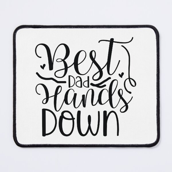 Item preview, Best Dad Hands Down - Cute Fathers Day Retro Vintage Super Dad Husband Family Love Cool Gift designed and sold by FuzionRaptor.