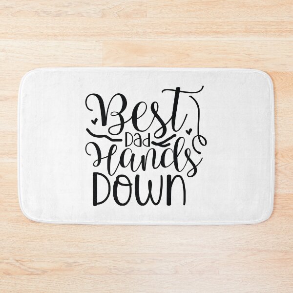 Item preview, Best Dad Hands Down - Cute Fathers Day Retro Vintage Super Dad Husband Family Love Cool Gift designed and sold by FuzionRaptor.