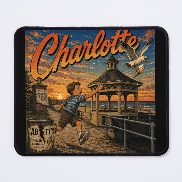 Item preview, Charlotte Custard Heist designed and sold by Flower City Fallout.