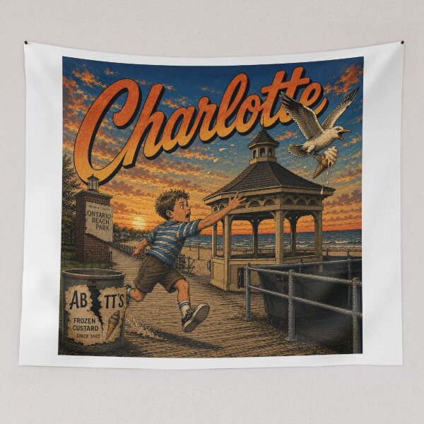 Item preview, Charlotte Custard Heist designed and sold by Flower City Fallout.