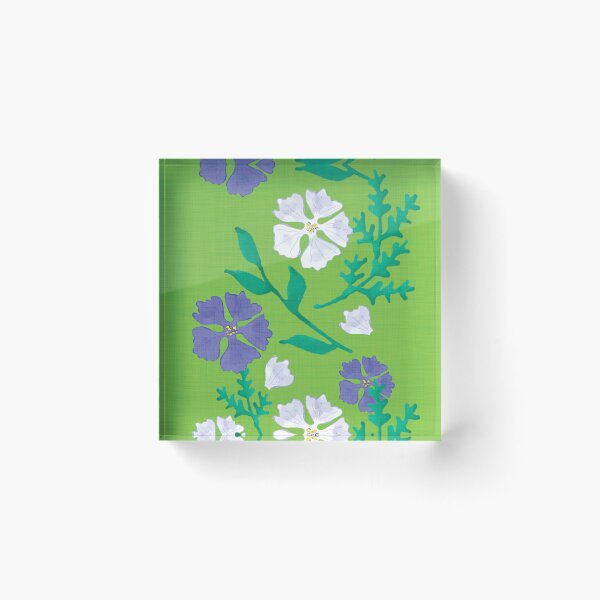 Item preview, Cornflower pattern with linen texture designed and sold by studiodrchicken.