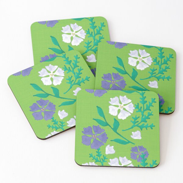 Item preview, Cornflower pattern with linen texture designed and sold by studiodrchicken.