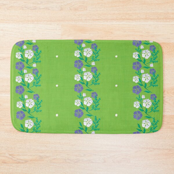 Item preview, Cornflower pattern with linen texture designed and sold by studiodrchicken.