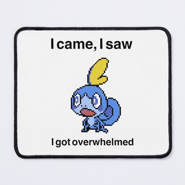 Item preview, I came I saw I got overwhelmed Sobbl pixelart designed and sold by Life Goes On Studio.