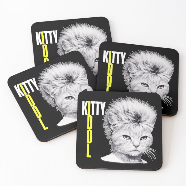 Item preview, Kitty Idol Billy Idol Cat Funny 80s Rock Punk Music designed and sold by SpainDesign77.