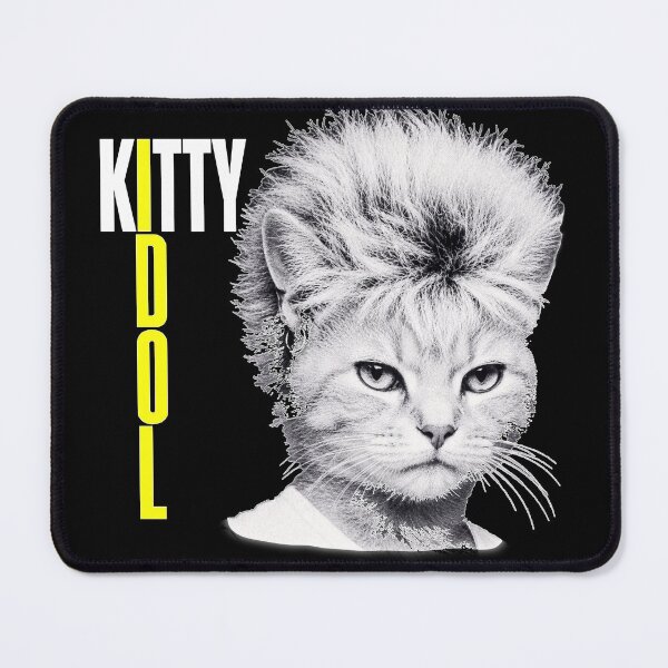 Item preview, Kitty Idol Billy Idol Cat Funny 80s Rock Punk Music designed and sold by SpainDesign77.