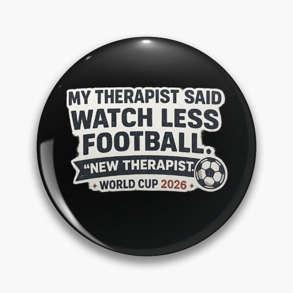 Item preview, My Therapist Said Watch Less Football – New Therapist World Cup 2026 Funny T-Shirt designed and sold by ArthUpscale.