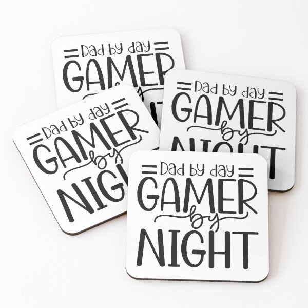 Item preview, Dad By Day Gamer By Night - Cute Fathers Day Retro Vintage Video Game Controller Geek Gaming Husband Gift designed and sold by FuzionRaptor.