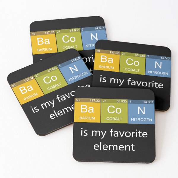 Item preview, Bacon is my favorite element designed and sold by p-Phictures4.