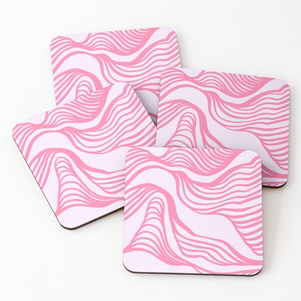 Item preview, Bright Pink Abstract Line Art designed and sold by soheedesigns.
