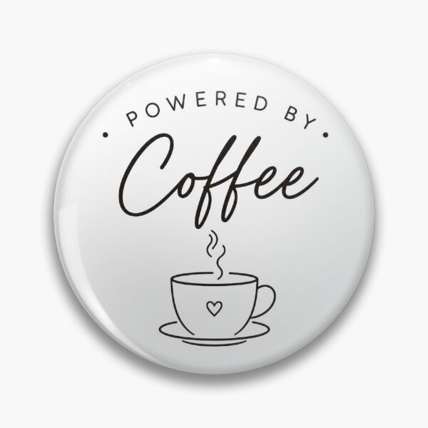 Item preview, Powered by coffee designed and sold by Side Quest Co..