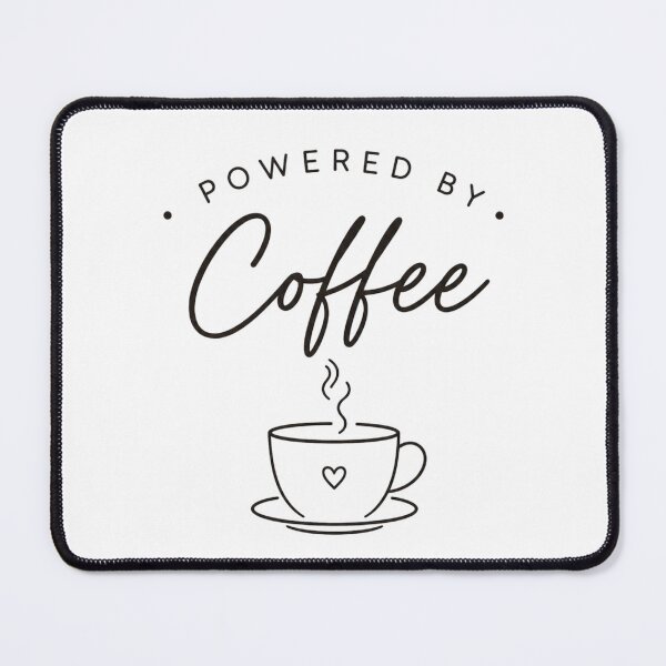 Item preview, Powered by coffee designed and sold by Side Quest Co..