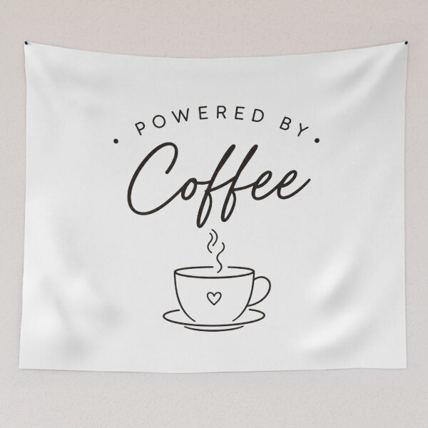 Item preview, Powered by coffee designed and sold by Side Quest Co..