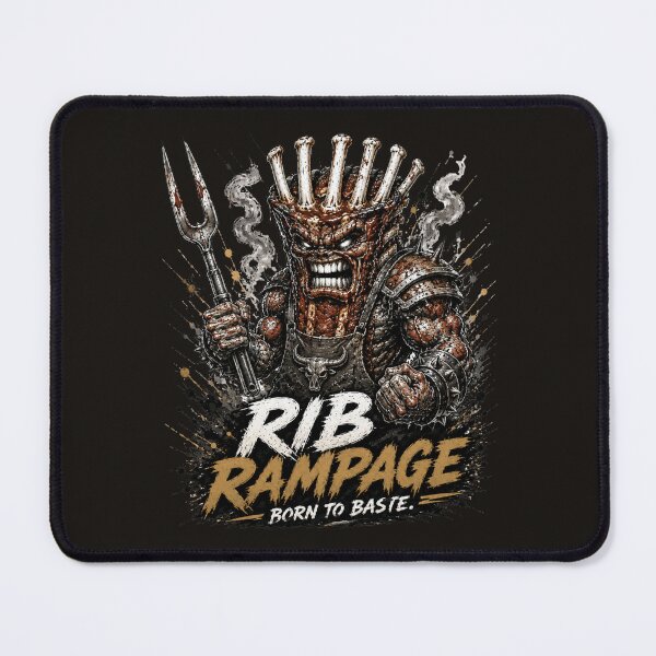 Item preview, Rib Rampage - Born to Baste BBQ Monster designed and sold by BlackSector77.