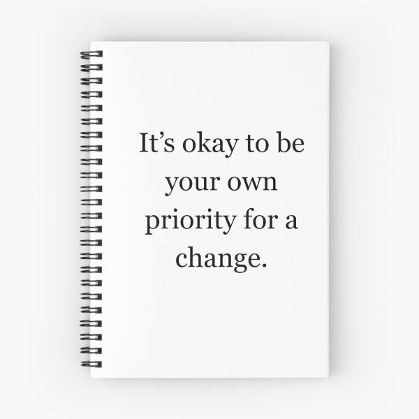 Item preview, Self-Care Quote: Be Your Own Priority designed and sold by andreavlad.