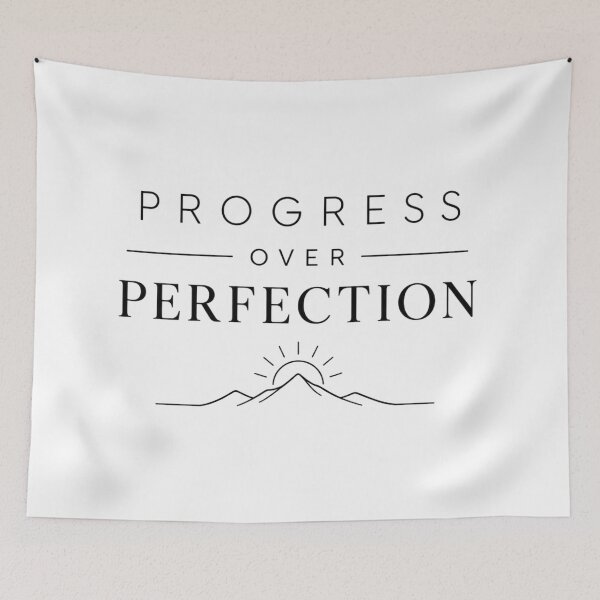 Item preview, Progress over perfection designed and sold by Side Quest Co..