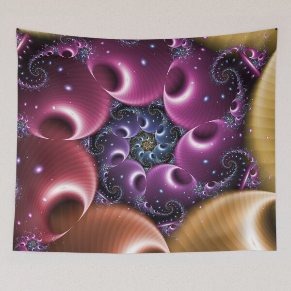 Item preview, Velvet Spiral Fractal Dream Abstract Art designed and sold by pinkal.