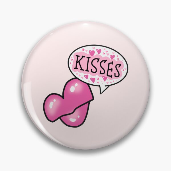 Item preview, Hot Pink Kisses Lip Doodle designed and sold by MsBrillMakes.