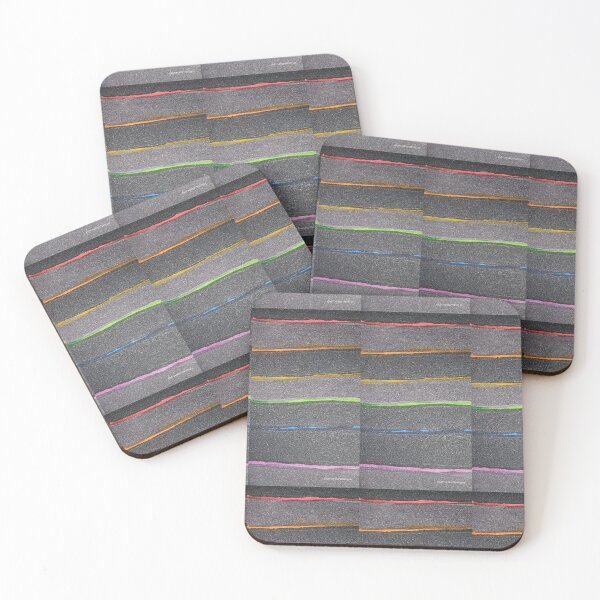 Item preview, Grey rainbow stripes 1 designed and sold by DancingCreek.