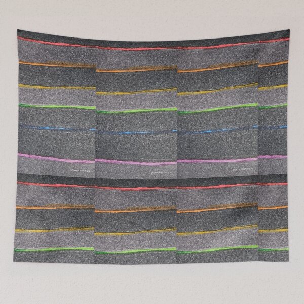Item preview, Grey rainbow stripes 1 designed and sold by DancingCreek.