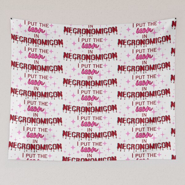 Item preview, I Put the "Icon" in "Necronomicon" designed and sold by nbcryptid.