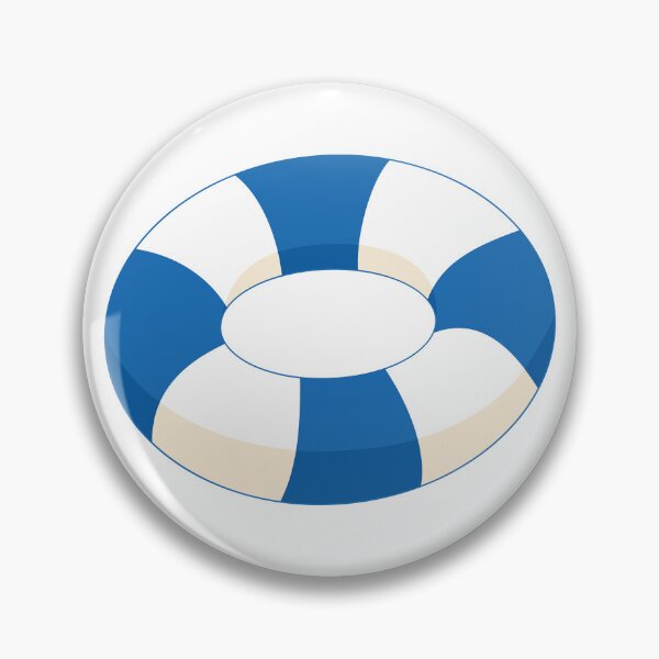 Item preview, Cute Blue White Swim Ring designed and sold by Anne97s.