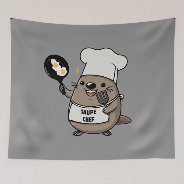 Item preview, MOLE CHEF! - funny cooking and animal humor designed and sold by francoisville.