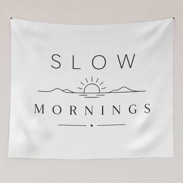 Item preview, Slow Mornings designed and sold by Side Quest Co..
