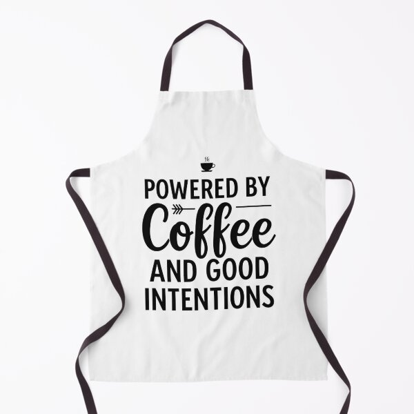 Item preview, Powered By Coffee And Good Intentions Funny Coffee Lover Quote T-Shirt | Coffee Addict Gift Tee designed and sold by EvercrestStudio.