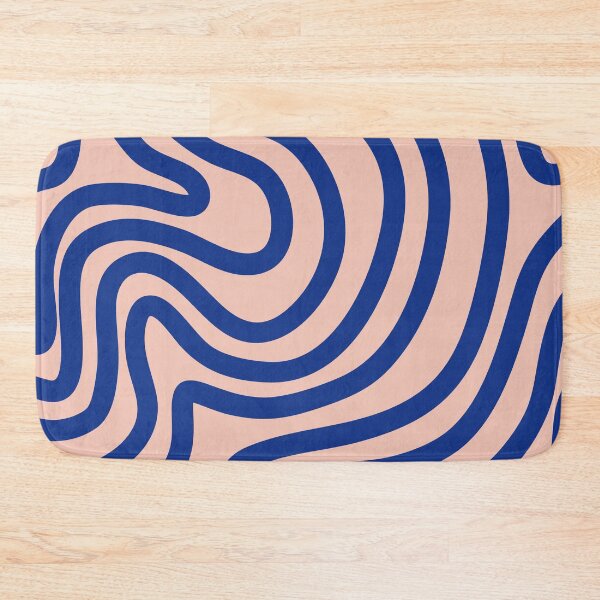 Item preview, Blue Minimalistic Abstract Line Art designed and sold by soheedesigns.