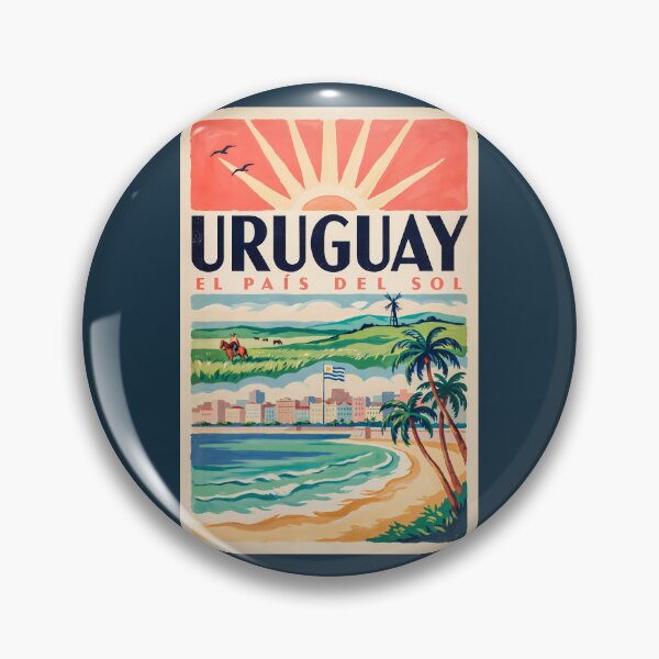 Item preview, Uruguay Culture Illustration Travel Art Vintage designed and sold by KrisSidDesigns.