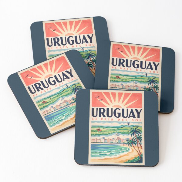 Item preview, Uruguay Culture Illustration Travel Art Vintage designed and sold by KrisSidDesigns.